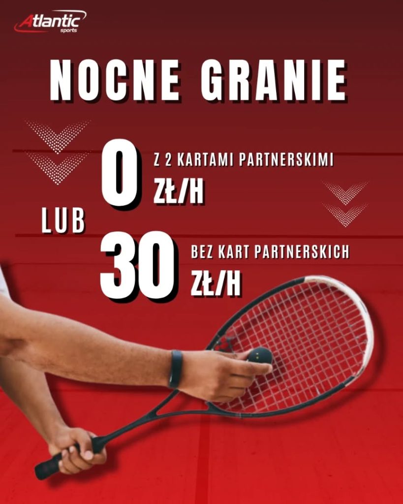 squash Kraków nocne granie